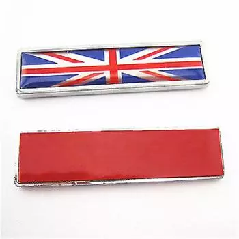 Metal Leaf Plate Pasted To Body Decoration British Flag Leaf Board Decoration