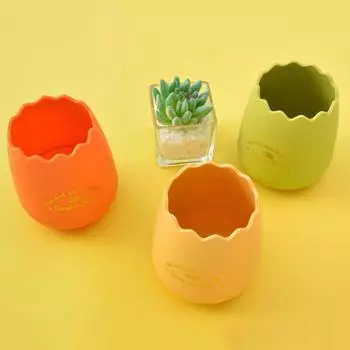 Metal Mesh Pencil Holder Large Capacity Pencil Box Desktop Storage Box Cosmetic Organizer sakura random 1pc