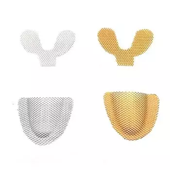 Metal Net Trays Denture Lab Materials Denture Palatal Retention Denture Reinforcement Mesh gold-Lower