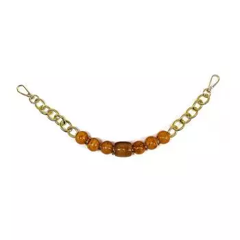 Metal Purse Chain Strap Extender DIY Straps Handle Bag Accessories for Purses Handbags Shoulder Bag коричневый