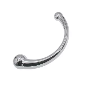 Металлический Сексуальный Массажный Стик Большой Изогнутый Лук P-Точка Удовольствия Стик C-Типа Женская Мастурбация Секс-Игрушки Продукты для Взрослых для Заднего Двора