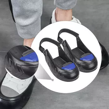 Metal Toe Cap Shoe Covers Labor Protection for Adults Foot Guard Anti Smash Overshoes Site