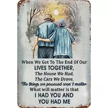 Metal Together Blechschild rechteckig Eisen Malerei Wand Zuhause Bar Dekoration