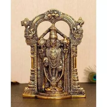 Metal Wall Hanging God Tirupati Balaji | Sri Venkateswara Idol | venkateshwara Swamy Idol | Spiritual Home Decor | Gifts Statue