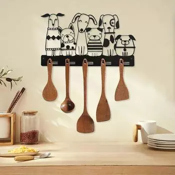 Metal Wall Mounted Key Holder Hooks, Creative Animal Metal Hanger Rack,for Entryway Hallway Front Wall Door wall decor