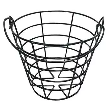 Metal Wire Golf Ball Carrying Bucket With Handle Golfing Balls Storage Practice Ball