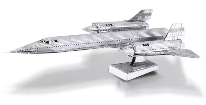 Metallic Nano Puzzle Blackbird SR-71