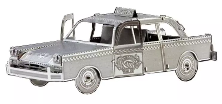 Metallic Nano Puzzle Checker Cab TMN-06
