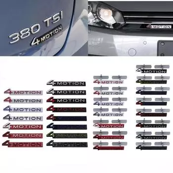 Металлическая эмблема передней решетки автомобиля 4MOTION для Passat Touareg Golf Tiguan Polo, автомобильный значок, наклейка, внешние аксессуары A1