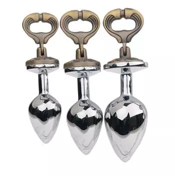 Металлическая анальная пробка большого, среднего и малого размера с выдвижным кольцом, анальная пробка с эльфийским секс-продуктом, выходи на улицу, носи лодку, якорь, анальная пробка Small