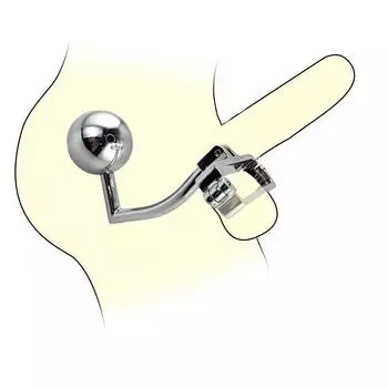 Металлическая анальная пробка из нержавеющей стали Мошонка Бондаж Кольцо для спермы Секс-игрушки Кольцо для рабского пениса БДСМ A