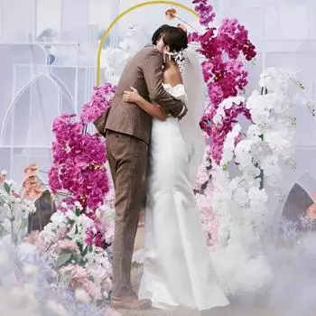 Металлическая арка-фоновая стойка 4 фута/5 футов/6 футов/6,6 футов золотая свадебная арка-стойка рамка для цветов, воздушных шаров, фотографий, арочная рамка для церемонии, дня рождения, вечеринки, ребенка S