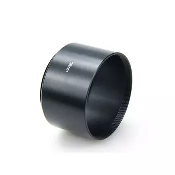 Металлическая бленда объектива для камеры, ввинчивающаяся длинная бленда для объектива, аксессуары для камеры, подарки фотографу 55mm