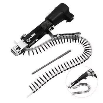 Металлическая цепь для дрели с отверткой, электрическая дрель, оборудование для затягивания винтов, многоцелевой цепной гвоздевой адаптер для деревянной доски NO1