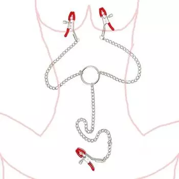 Металлическая цепочка из нержавеющей стали, зажимы для молока, зажимы для груди, секс-рабыни, зажимы для сосков, секс-игрушки в стиле бабочки для пар