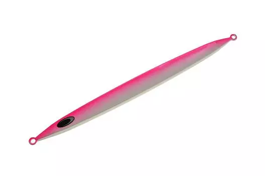 Металлическая джиг-блесна NatureBoys Swim Rider Glow Pink 90 г SR2090-09K