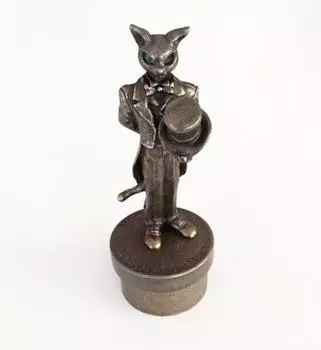 Металлическая фигурка из коллекции Ghibli Museum Limited Baron для аксессуаров «Если ты слушаешь, то вернешься к коту»
