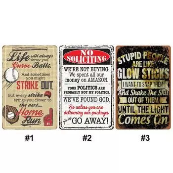 Металлическая фраза жестяная табличка прямоугольная железная картина настенная декор для домашнего бара 20x30 см 1