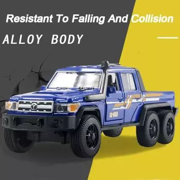 Металлическая игрушечная модель автомобиля Пикап с отскоком