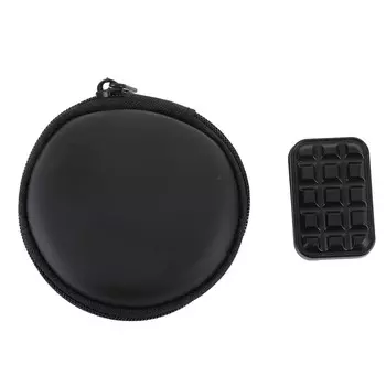 Металлическая игрушка-слайдер 50x25x17 мм алюминиевый сплав толкающая карточка ручная игрушка с сумкой для хранения для офисных путешествий чёрный