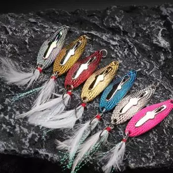 Металлическая искусственная наживка, золотистый, серебряный тройной крючок, новая снасть для окуня