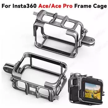 Металлическая клетка для кроликов для Insta360 Ace Pro, быстросъемная защитная рамка для камеры Insta360 Ace, аксессуары Universal