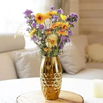 Металлическая кованая ваза для домашнего декора Декоративные украшения для гостиной в помещении Лучший подарок на день рождения, годовщину, день святого Валентина |