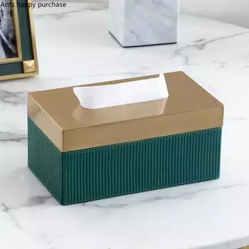 Металлическая кожаная коробка для салфеток Коробка для хранения салфеток Прямоугольные коробки для салфеток Держатель для салфеток Держатель для салфеток Бумажные коробки Органайзер для салфеток