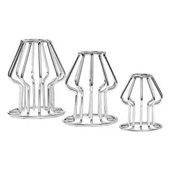 Металлическая круглая основа полый анальный плаг расширитель - Взрослая SM игрушка