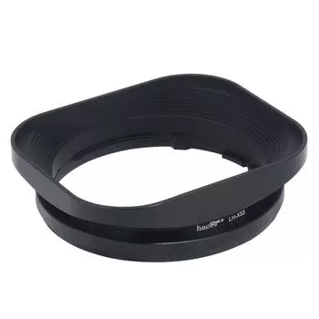 Металлическая квадратная бленда Haoge LH-X53 с байонетом для Fujifilm Fujifilm Fujinon XF 35mm F1.4 R XF35mmF1.4 R, XF 18mm F2 R XF18mmF2 R, XF 60mm F2.4