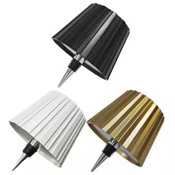 Металлическая лампа для бутылок с регулируемой яркостью, перезаряжаемая, 2000 мАч, светодиодная лампа для бутылок вина с сенсорным управлением для семейного ресторана и бара чёрный