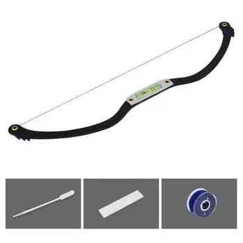 Металлическая линейка для микроблейдинга бровей, картографирование, позиционирование, полуперманентная линия, горизонтальная линейка для бровей, принадлежности для татуировки чёрный