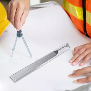 Металлическая линейка с петлей для подвешивания для офиса и дома Argent