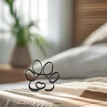 Металлическая линейная скульптура, рисунок, статуэтка, коллекционная фигурка в виде когтя, настольная фигурка для