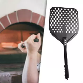 Металлическая лопатка для пиццы, лопатка для хлеба, кондитерской печи, кухонная short