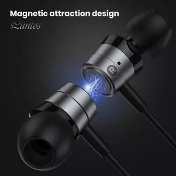 Металлическая магнитная цифровая игровая гарнитура с улучшенным качеством звука, шумоизоляционные проводные наушники-вкладыши типа C Type-C