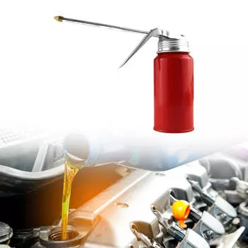 Металлическая масляная канистра с носиком для велосипедов, гаражных промышленных машин, насосов, инструментов