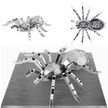 Металлическая модель «сделай сам», 3D головоломки-пауки, образовательные игрушки-головоломки, подарок для детей NOS