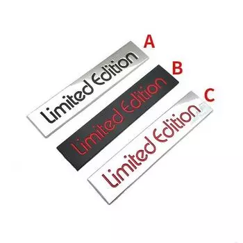 Металлическая наклейка, ограниченная серия, наклейка на крыло багажника автомобиля, декоративная наклейка B