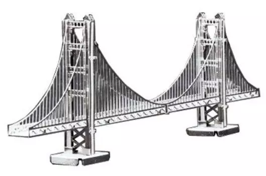 Металлическая нано-головоломка Golden Gate Bridge TMN-01