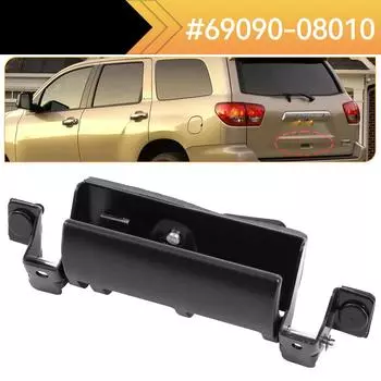 Металлическая наружная ручка двери багажника для Toyota Sienna 1998 - 2002 2003 Sequoia 2001 - 2006 2007 69090-08010 6909008010 Новая чёрный