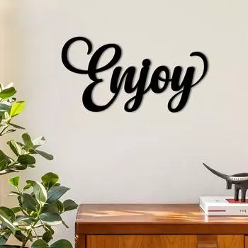 Металлическая настенная художественная вывеска из железа – красивый декор для дома, декоративный акцент для гостиной и стильное украшение для дома светло-серый