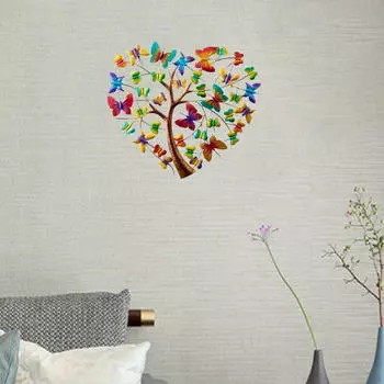 Металлическая настенная скульптура «Дерево жизни», ремесло, домашний декор, украшение для