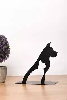 Металлическая настольная фигурка Muyika Кошка и собака 21x21см Bbl-m