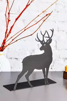 Металлическая настольная фигурка Muyika Олень 20x20 см Bbl-m