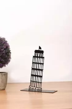 Металлическая настольная фигурка Muyika Пизанская башня 20x8см Bbl-m