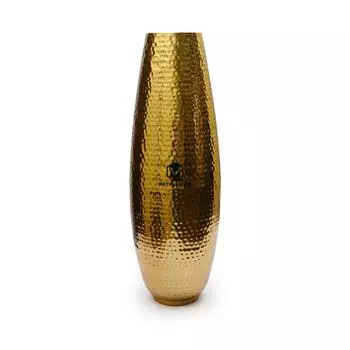 Металлическая отделка, очень большая овальная кованая ваза для домашнего декора - высота 23 дюйма, кованая металлическая ваза ручной работы для домашнего декора,