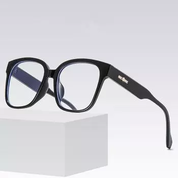 Металлическая отделка заушников черного цвета, большие, полнооправные квадратные удобные очки для чтения +0,75 до +4 +0.75 коричневый