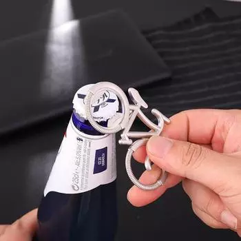 Металлическая открывалка для пивных бутылок, милый велосипед, брелок для ключей, брелоки для бутылок