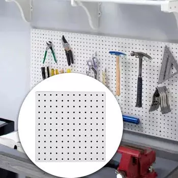 Металлическая панель Pegboard с отверстиями для хранения Настенный органайзер для хранения